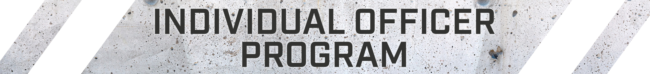 Individual Officer Program Banner