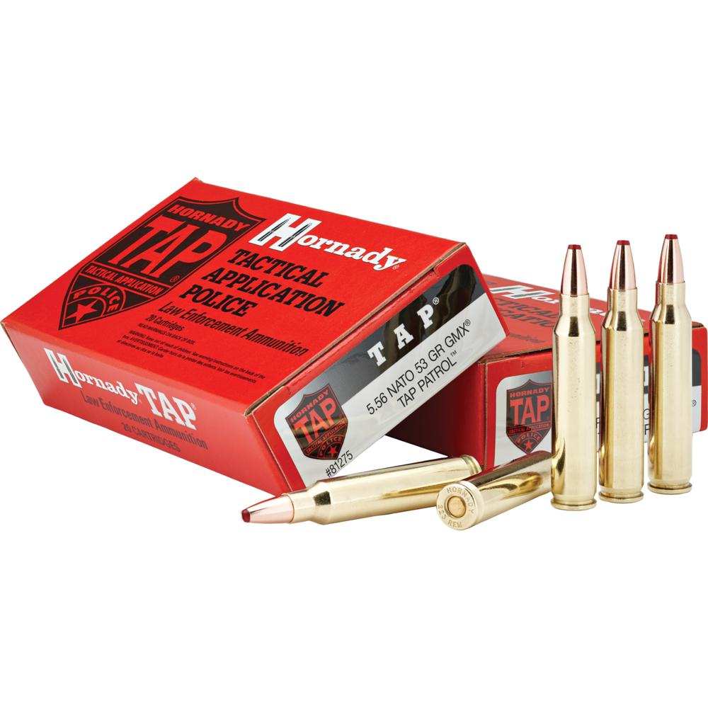 Hornady TAP Patrol 223 REM 53gr GMX