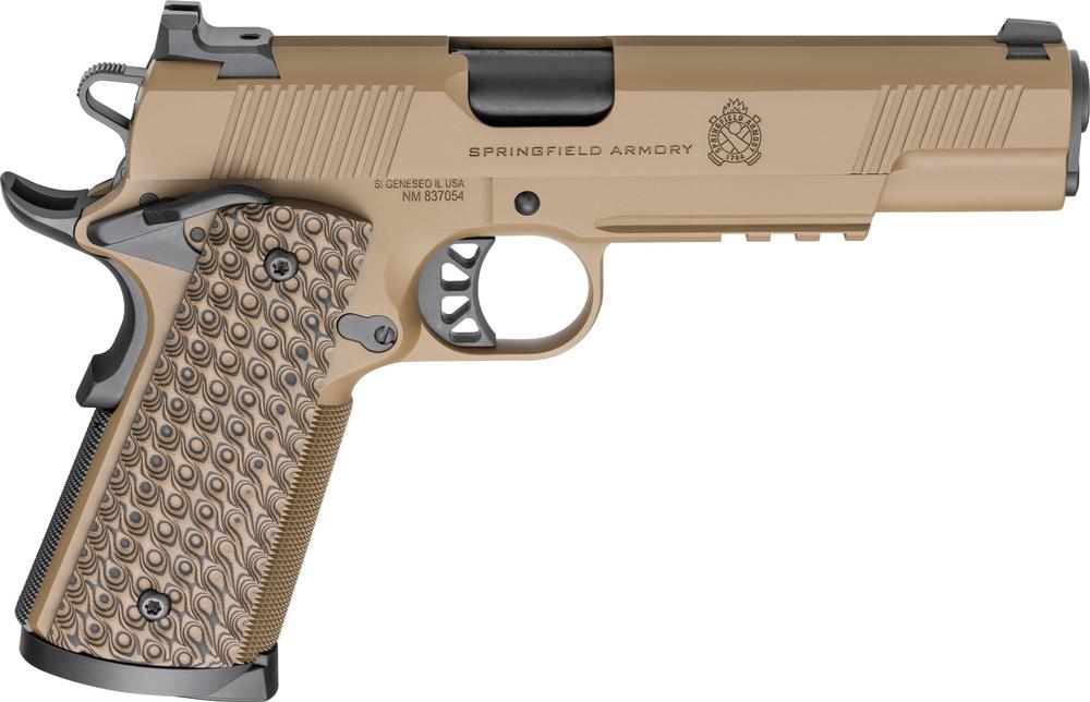 Springfield 1911 TRP .45 ACP Handgun – Coyote Brown